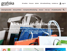 Tablet Screenshot of grafiska.se